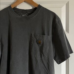 Carhartt Dark Gray Short Sleeve Tee Relaxed Fit